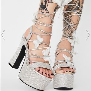 PIXIE QUEEN LACE UP HEELS 🦋✨